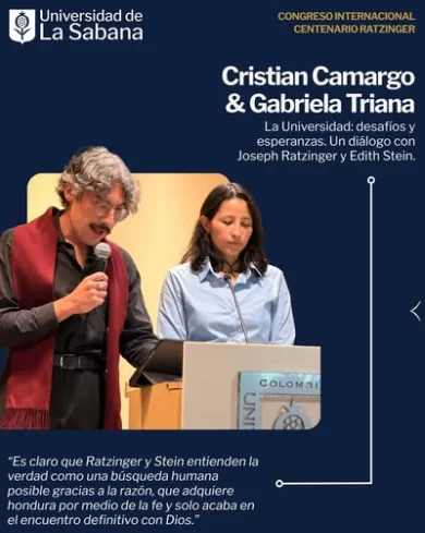 Cristian Camargo y Gabriela Triana — La Universidad: desafíos y esperanzas. Un diálogo con Joseph Ratzinger y Edith Stein